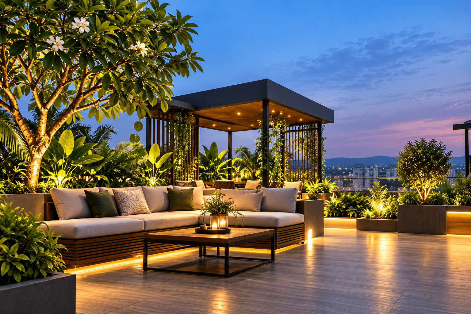 Luxury Terrace Garden